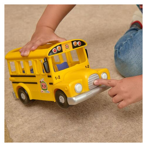Ігровий набір CoComelon Feature Vehicle Жовтий Шкільний Автобус зі звуком (CMW0015) фото №2
