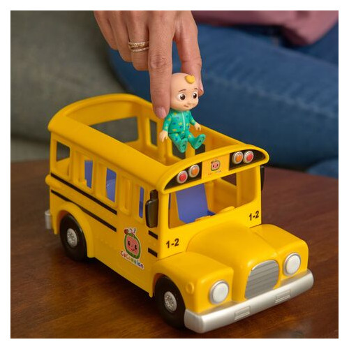 Ігровий набір CoComelon Feature Vehicle Жовтий Шкільний Автобус зі звуком (CMW0015) фото №23