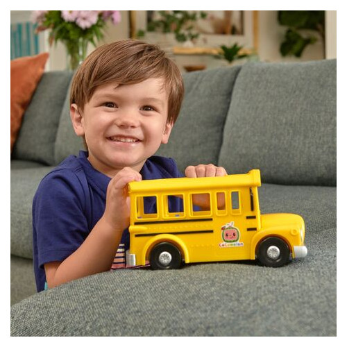 Ігровий набір CoComelon Feature Vehicle Жовтий Шкільний Автобус зі звуком (CMW0015) фото №5