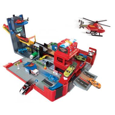 Ігровий набір Dickie Toys 2 в 1 Пожежна машина. Розгорни місто (3719005) фото №9