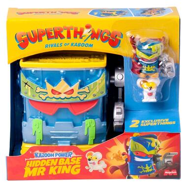Детский игровой набор Скрытая база мистера Кинга SuperThings PSTSP112IN240 серии Kazoom Power  фото №1