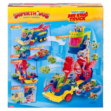 Детский игровой набор Трак Мистера Кинга SuperThings PSTSP114IN10 4 фигурки 3 снаряда  фото №9