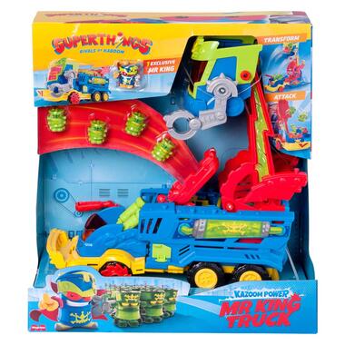 Детский игровой набор Трак Мистера Кинга SuperThings PSTSP114IN10 4 фигурки 3 снаряда  фото №1