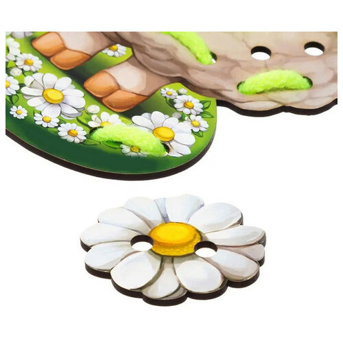 Деревянная шнуровка Ubumblebees Овечка (ПСД131) PSD131  фото №2