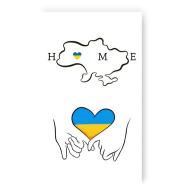 Набор временных татуировок UKRAINE IS MY HOME L-49  фото №1