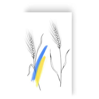 Набор временных татуировок Украинские колоски L-43  фото №1