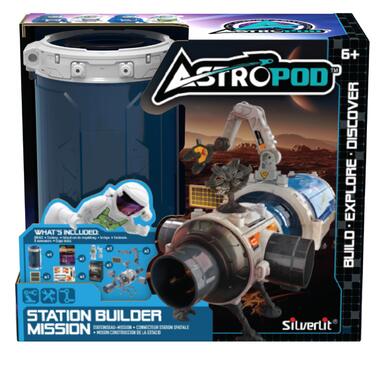 Ігровий набір Silverlit Місія Побудуй космічну станцію Astropod 80336 конструктор із фігуркою  фото №1