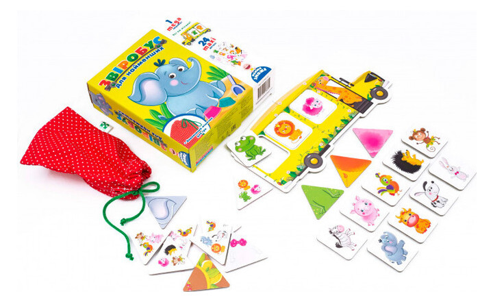 Гра з мішечком Vladi Toys Звіробус для малюків рус (VT2906-02) фото №2