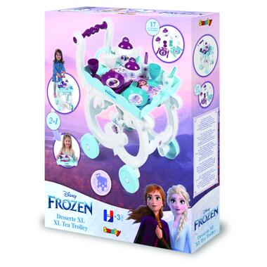 Ігровий набір Smoby Toys Візок Фроузен-2 Знімна таця і сервіз 17 аксесуарів (310517) фото №2
