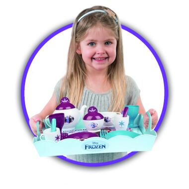 Ігровий набір Smoby Toys Візок Фроузен-2 Знімна таця і сервіз 17 аксесуарів (310517) фото №4