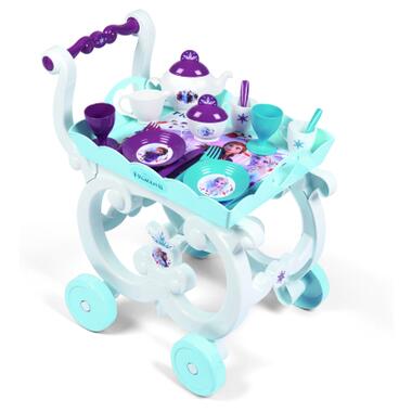 Ігровий набір Smoby Toys Візок Фроузен-2 Знімна таця і сервіз 17 аксесуарів (310517) фото №6