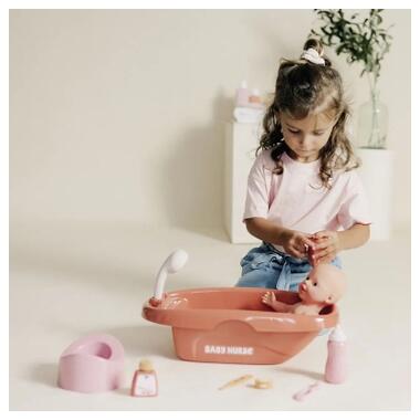 Игровой набор Smoby Ванная для пупса Бэби Ньорс. Терракотовая пудра из аксес., 42 см (7600220383) фото №7