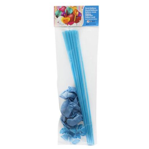 Набір кульок на паличці, блакитний (8099) фото №1