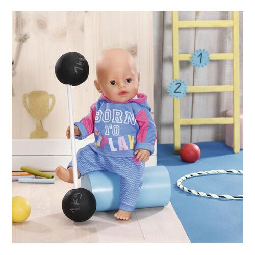 Набір одягу для ляльки Baby Born Спортивний костюм для бігу блакитний (830109-2) фото №5