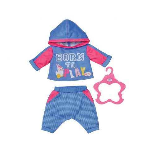 Набір одягу для ляльки Baby Born Спортивний костюм для бігу блакитний (830109-2) фото №7
