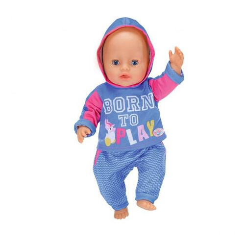 Набір одягу для ляльки Baby Born Спортивний костюм для бігу блакитний (830109-2) фото №3