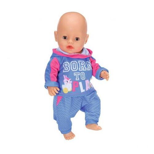 Набір одягу для ляльки Baby Born Спортивний костюм для бігу блакитний (830109-2) фото №2
