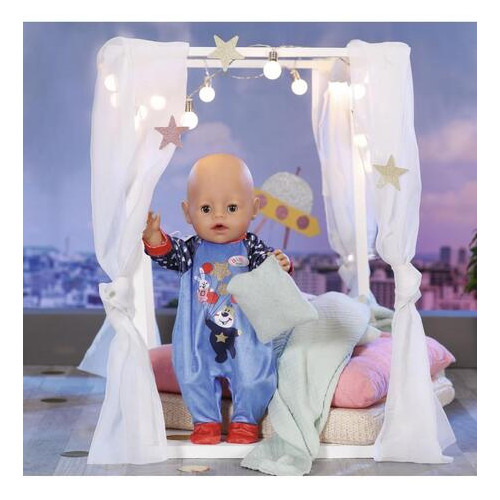 Одяг для ляльки Baby Born серії День Народження Святковий комбінезон синій (831090-2) фото №4
