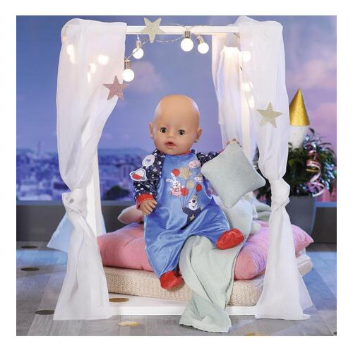 Одяг для ляльки Baby Born серії День Народження Святковий комбінезон синій (831090-2) фото №3