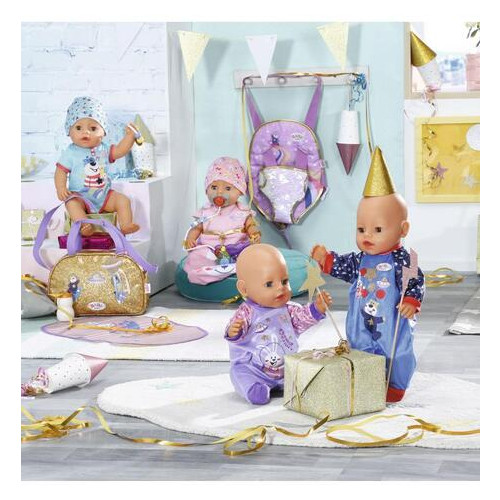 Одяг для ляльки Baby Born серії День Народження Святковий комбінезон синій (831090-2) фото №8