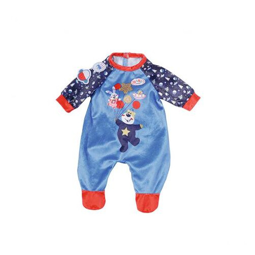 Одяг для ляльки Baby Born серії День Народження Святковий комбінезон синій (831090-2) фото №1