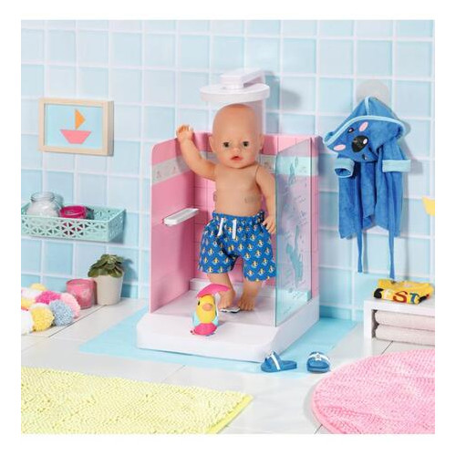 Автоматична душова кабінка для ляльки Baby Born Купаємось з качечкою (830604) фото №12