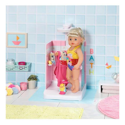 Автоматична душова кабінка для ляльки Baby Born Купаємось з качечкою (830604) фото №13