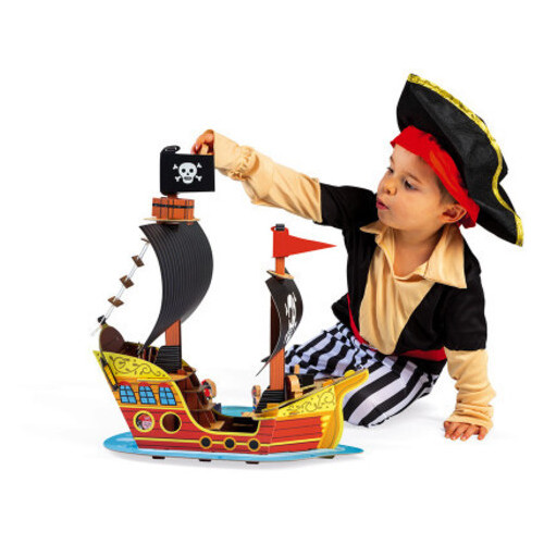 Ігровий набір Janod Корабель піратів 3D J08579 (JN63J08579) фото №3