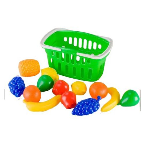 Кошик із фруктами Toys-plast зелений (ІП.18.001) фото №1