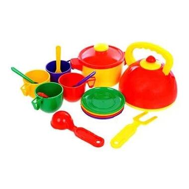 Дитячий ігровий набір посуду Юніка 70316 (Multicolor) фото №1