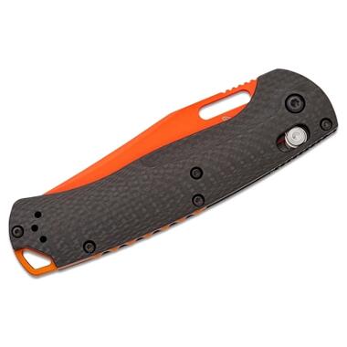 Нож Benchmade Taggedout Orange Carbon Fiber (15535OR-01) фото №4