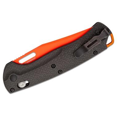 Нож Benchmade Taggedout Orange Carbon Fiber (15535OR-01) фото №5