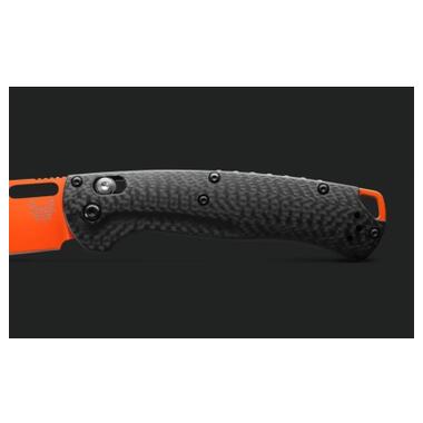 Нож Benchmade Taggedout Orange Carbon Fiber (15535OR-01) фото №10