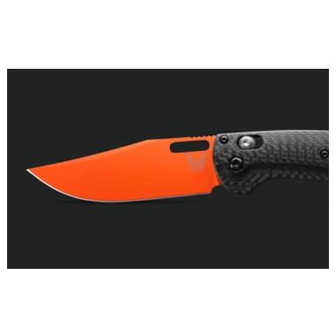 Нож Benchmade Taggedout Orange Carbon Fiber (15535OR-01) фото №8