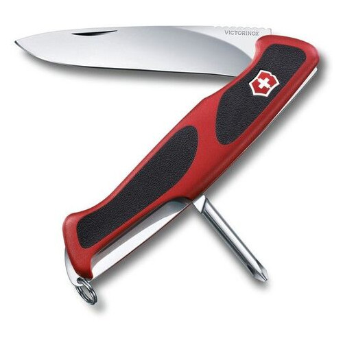 Швейцарский нож Victorinox RangerGrip 53 130 мм 5 функций Красно-черный (0.9623.С) фото №1
