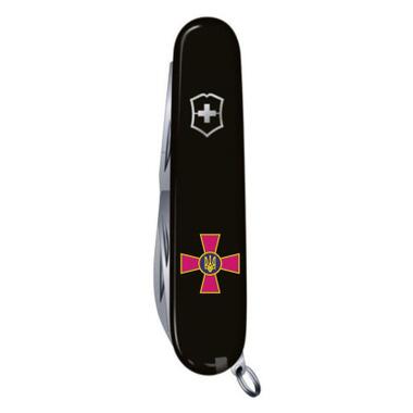 Ніж Victorinox Huntsman Army Black Емблема ЗСУ (1.3713.3_W0010u) фото №6