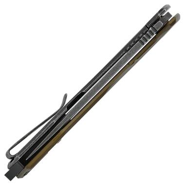 Нож Buck Ruckus черно-зеленый (713GRS) фото №5