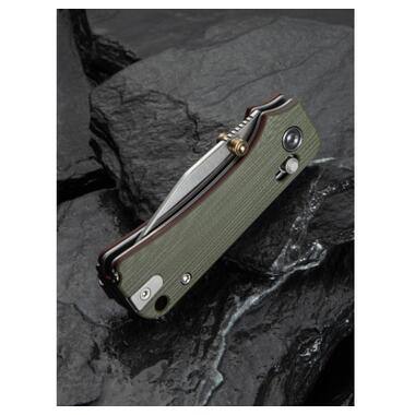 Нож Civivi Baby Banter 2, Satin, зеленый G10 (C24074-1) фото №8