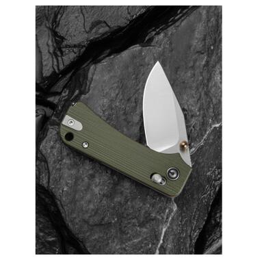 Нож Civivi Baby Banter 2, Satin, зеленый G10 (C24074-1) фото №10