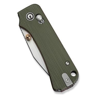 Нож Civivi Baby Banter 2, Satin, зеленый G10 (C24074-1) фото №6