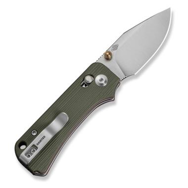 Нож Civivi Baby Banter 2, Satin, зеленый G10 (C24074-1) фото №3