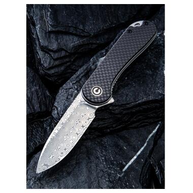 Нож Civivi Elementum, Damascus, Carbon Fiber/G10 (C907DS) фото №10