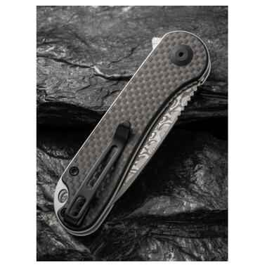 Нож Civivi Elementum, Damascus, Carbon Fiber/G10 (C907DS) фото №12