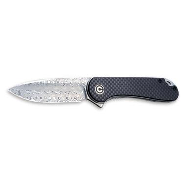 Нож Civivi Elementum, Damascus, Carbon Fiber/G10 (C907DS) фото №1