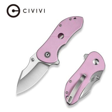 Нож Civivi Gordo, Satin, розовый G10 (C22018C-4) фото №10
