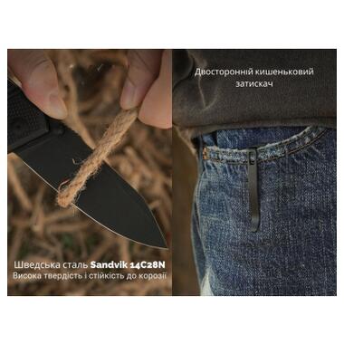 Нож Civivi Placoid, Darkwash, черный G10 (C23079-1) фото №12