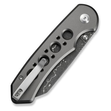 Нож Civivi Pragma Prime, Damascus, серый алюминий (C24067-DS1) фото №8