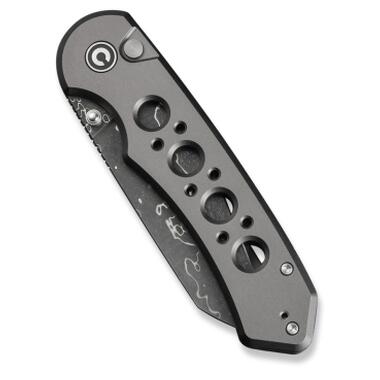 Нож Civivi Pragma Prime, Damascus, серый алюминий (C24067-DS1) фото №6