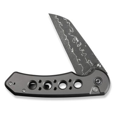 Нож Civivi Pragma Prime, Damascus, серый алюминий (C24067-DS1) фото №5
