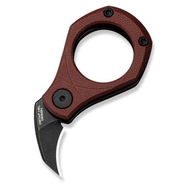 Нож Civivi Pyrus, Brown G10, Darkwash (C23038-1) фото №2